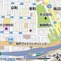兵庫県神戸市中央区伊藤町121-1周辺の地図