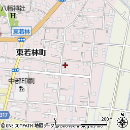 静岡県浜松市中央区東若林町1465周辺の地図