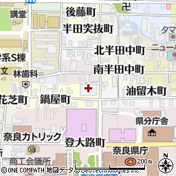 日本放送協会奈良放送局周辺の地図