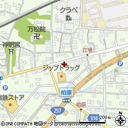 静岡県浜松市中央区篠原町14161周辺の地図