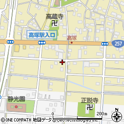 静岡県浜松市中央区高塚町2320周辺の地図