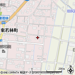 静岡県浜松市中央区東若林町1468周辺の地図