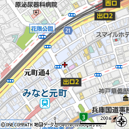 カクレミノ家　神戸元町店周辺の地図