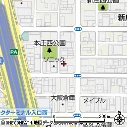 大阪ミガキ本社周辺の地図