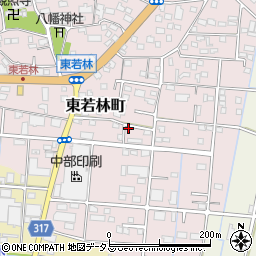 静岡県浜松市中央区東若林町1495周辺の地図