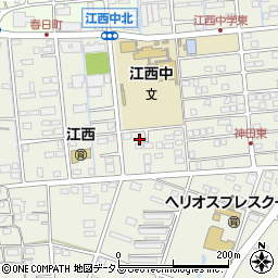 静岡県浜松市中央区神田町109周辺の地図