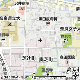奈良県奈良市芝辻町868周辺の地図