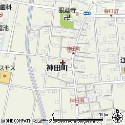 静岡県浜松市中央区神田町971周辺の地図