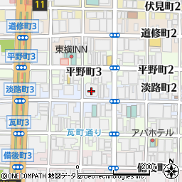 名港海運株式会社大阪支店周辺の地図