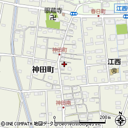 静岡県浜松市中央区神田町713周辺の地図
