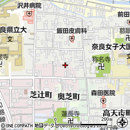 奈良県奈良市芝辻町866-1周辺の地図