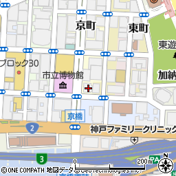兵庫県神戸市中央区京町83周辺の地図