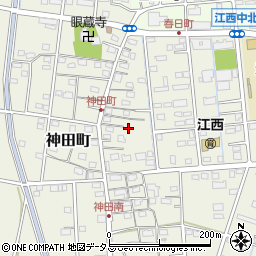 静岡県浜松市中央区神田町712周辺の地図
