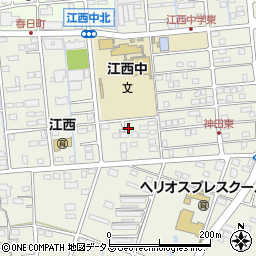 静岡県浜松市中央区神田町107周辺の地図