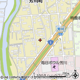 静岡県浜松市中央区芳川町643周辺の地図
