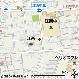 静岡県浜松市中央区神田町169周辺の地図