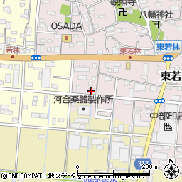 静岡県浜松市中央区東若林町1678周辺の地図