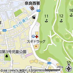 ワンカルビｐｌｕｓ　学園前店周辺の地図