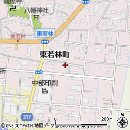 静岡県浜松市中央区東若林町1501周辺の地図