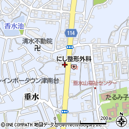 三重県津市垂水1258周辺の地図