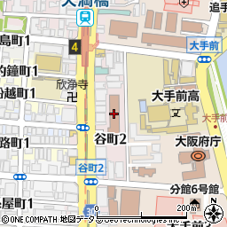 大阪法務局周辺の地図