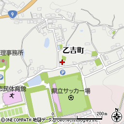 島根県益田市乙吉町693周辺の地図
