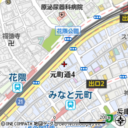 ガルエージェンシー　神戸中央周辺の地図