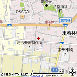 静岡県浜松市中央区東若林町1674周辺の地図