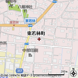 静岡県浜松市中央区東若林町1504周辺の地図