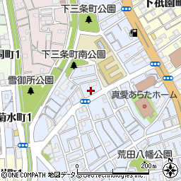 兵庫県神戸市兵庫区荒田町3丁目83-5周辺の地図