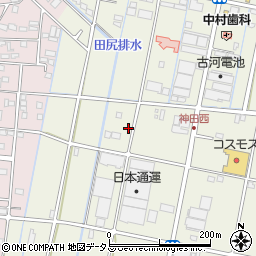 静岡県浜松市中央区神田町1220周辺の地図