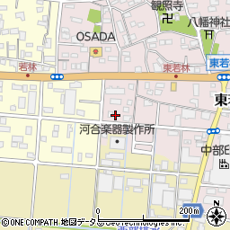 静岡県浜松市中央区東若林町1682周辺の地図