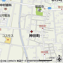 静岡県浜松市中央区神田町976周辺の地図