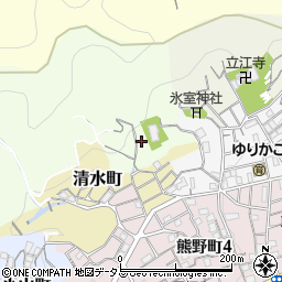 兵庫県神戸市兵庫区鵯越筋周辺の地図