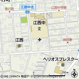 静岡県浜松市中央区神田町106周辺の地図