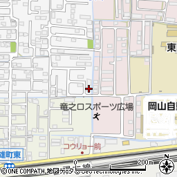 岡山県岡山市中区四御神72周辺の地図