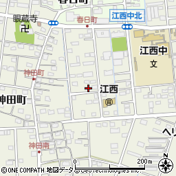 静岡県浜松市中央区神田町203周辺の地図