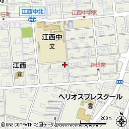 静岡県浜松市中央区神田町102周辺の地図