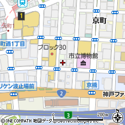 兵庫県神戸市中央区播磨町21周辺の地図