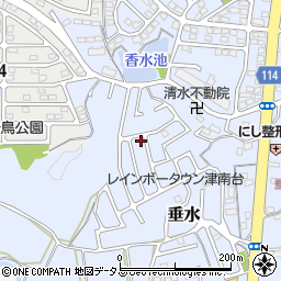 三重県津市垂水2010-37周辺の地図