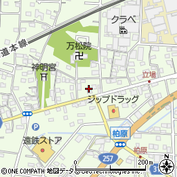静岡県浜松市中央区篠原町1154周辺の地図