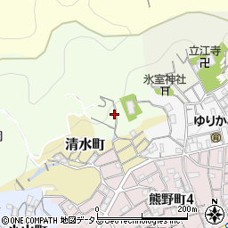 兵庫県神戸市兵庫区鵯越筋2周辺の地図