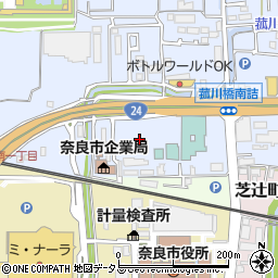 奈良ロイヤルホテル　竹の家周辺の地図
