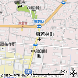 静岡県浜松市中央区東若林町1508周辺の地図