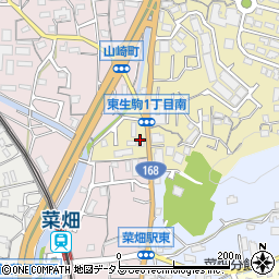 株式会社ヨシケイ・ナラ　生駒営業所周辺の地図