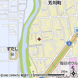 静岡県浜松市中央区芳川町871周辺の地図