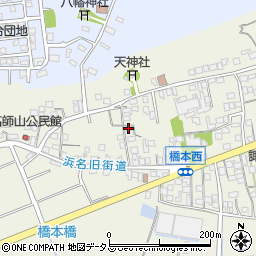 静岡県湖西市新居町浜名1313-1周辺の地図