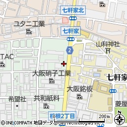 東大阪楠根郵便局 ＡＴＭ周辺の地図