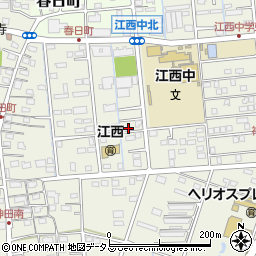静岡県浜松市中央区神田町166周辺の地図