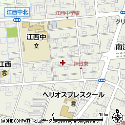静岡県浜松市中央区神田町93周辺の地図
